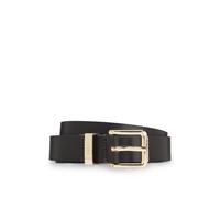 HUGO Ceinture en cuir italien avec boucle nœud dorée - Style Palm-MLoop_Sz25, 50558803 Marron foncé 90