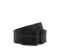HUGO Ceinture en cuir italien avec passant à logo estampé - Style Gionio_Sz40, 50385358 Noir 85