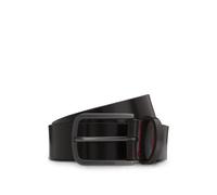 HUGO Ceinture en cuir italien brossé - Style Gurth-Bof_Sz35, 50548373 Marron foncé 85