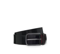 HUGO Ceinture en cuir italien brossé - Style Gurth-Bof_Sz35, 50548373 Noir 100