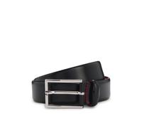HUGO Ceinture en cuir italien poli HUGO Homme - Style GAVRILO, 50176781 Noir 80