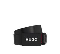 HUGO Ceinture Hommes Gilao-Z Sz35 cuir mat boucle plate logotée Noir 105