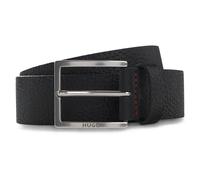 HUGO Ceinture en cuir grainé - Style G r_Sz35, 50568451 Noir 90