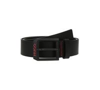 HUGO Ceinture en cuir italien avec boucle logo angulaire - Style Gelio-B-Red_Sz40, 50542479 Noir 105