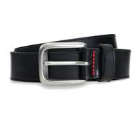 HUGO Ceinture de costume en cuir avec boucle à logo gravé - Style GO-Belt_Sz30, 50572842 Noir 100