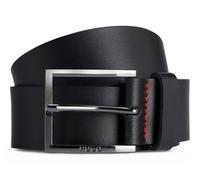 HUGO Ceinture noir en cuir pour homme - Geek Sz35 Leather Belt 257330 80 cm
