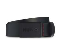HUGO Ceinture noir pour homme - Gethon Sz35 Leather Belt 319303 85 cm