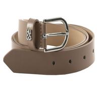 HUGO Ceinture taupe en cuir pour femme - Zoey Sz25 Belt Dark Taupe 306405 80 cm