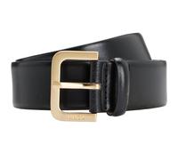 HUGO Ceinture en cuir avec boucle à logo gravé - Style Zana Belt 3,5 cm-ZL, 50541177 Noir 95