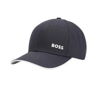 Hugo - Chapeau Bleu en Sergé de Coton Respirant - Homme - Accessoires - Bleu - Taille: ONE Size