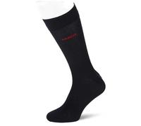 HUGO Lot de deux paires de chaussettes mi-hautes avec logo - Style 2P RS UNI CC, 50468099 Bleu foncé 35-38