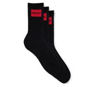 Hugo Chaussettes Label 10267340 Red 3 Paires