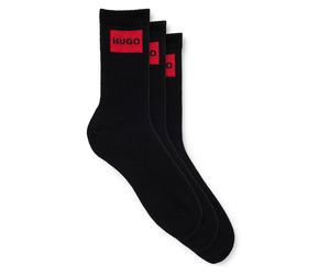 Hugo Chaussettes Label 10267340 Red 3 Paires