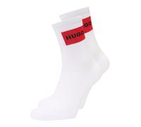 HUGO Chaussettes rouge feu / noir / blanc, Taille 39-42