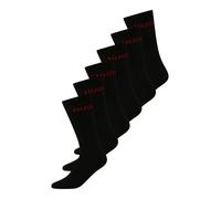 HUGO Chaussettes rouge / noir, Taille 39-42