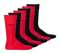 HUGO Chaussettes rouge / noir, Taille 43-46