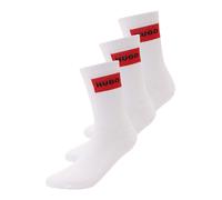 HUGO Chaussettes rouge rubis / noir / blanc, Taille 39-42