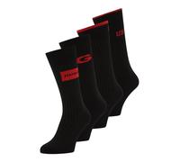 HUGO Chaussettes rouge rubis / noir, Taille 40-46