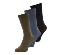 HUGO Chaussettes saphir / olive / noir, Taille 39-42