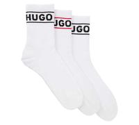 Hugo Sporty 10260645 Socks 3 Pairs Blanc EU 39-42 Femme