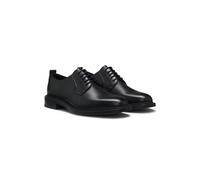 HUGO Chaussures derby en cuir avec logo embossé - Style Lysander_derb_pllt, 50552580 Noir 42