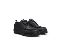 HUGO Chaussures derby en cuir grainé avec semelle crantée - Style Draven_derb_sglt, 50573026 Noir 44