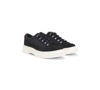 HUGO Chaussures derby en cuir suédé avec finitions en toile - Style Urian_derb_sdny, 50557716 Noir 42