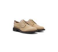 HUGO Chaussures derby en cuir suédé - Style Lysander_derb_plsd, 50563372 Beige clair 42
