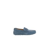 BOSS Mocassins en cuir suédé avec finition Penny - Style Noel_Mocc_sdpeb, 50541750 bleu clair 45
