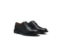 HUGO Chaussures Oxford en cuir grainé à bout droit - Style Lysander_oxf_sg, 50573090 Noir 39