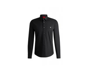 Hugo - Chemise cintrée - Homme - Chemises - Noir - Taille: 2XL