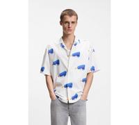 Hugo Eligino 10279376 Short Sleeve Shirt Blanc XS Homme