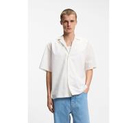 Hugo Eligino 10278678 Short Sleeve Shirt Blanc XS Homme