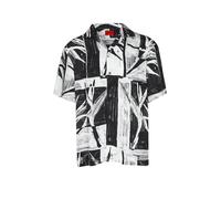 HUGO Chemise coupe oversize EXOLINO noir | S