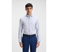 HUGO Chemise d'affaires Slim en coton à rayures - Style Kason, 50482056 bleu clair 37