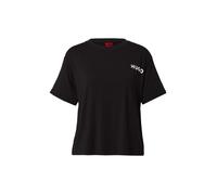HUGO T-shirt de pyjama Relaxed en jersey stretch à logo contrastant - Style UNITE_T-SHIRT, 50490707 Noir M