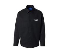 HUGO Chemise 'Ebolt' noir / blanc, Taille S