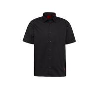 HUGO Chemise coupe décontractée en toile de coton stretch - Style Ebor, 50475668 Noir XS