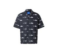 HUGO Chemise 'Eligino' gris / noir, Taille L