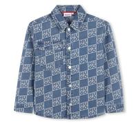 Hugo G01004 Long Sleeve Shirt Bleu 14 Years Garçon