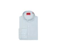 HUGO Chemise en lin coupe slim ELVORY bleu | L