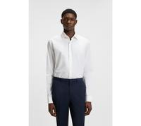 HUGO Chemise Modern en popeline de coton facile à repasser - Style Valerio, 50519812 Blanc 41