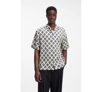 Hugo Espino 10278365 Short Sleeve Shirt Beige XL Homme