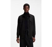 HUGO Chemise Oversize à logo brodé - Style Ekel, 50566311 Noir XL