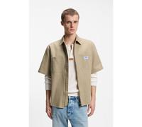 HUGO Chemise oversize en coton stretch - Style Ekyzo, 50565386 Beige XXL