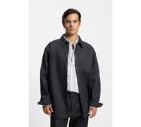 HUGO Chemise Oversize en denim bleu foncé et lourd - Style Emikol, 50555780 Bleu foncé M