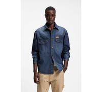 Hugo Ebant 10280315 Shirt Bleu XS Homme