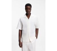 HUGO Chemise Oversize en seersucker de coton stretch - Style Espino, 50561107 Blanc L