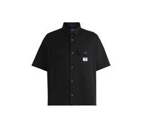 HUGO Chemise Oversize en twill de coton - Style Ekyno, 50517871 Noir L