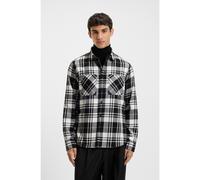 HUGO Chemise Relaxed en flanelle de coton à carreaux - Style Egrin, 50549753 Noir à motif XL